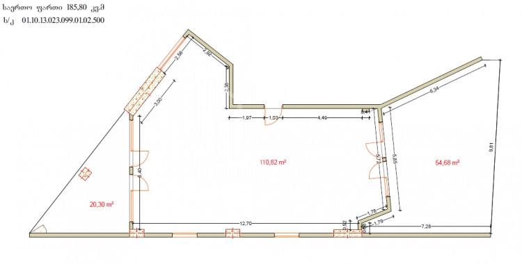 For Sale Витражный фасад Commercial, in Saburtalo District