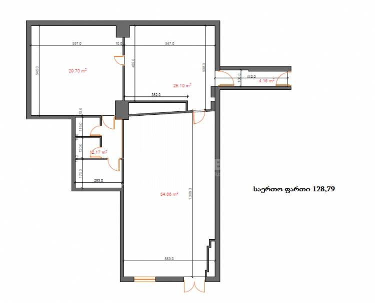 For Sale Витражный фасад Commercial, in Saburtalo
