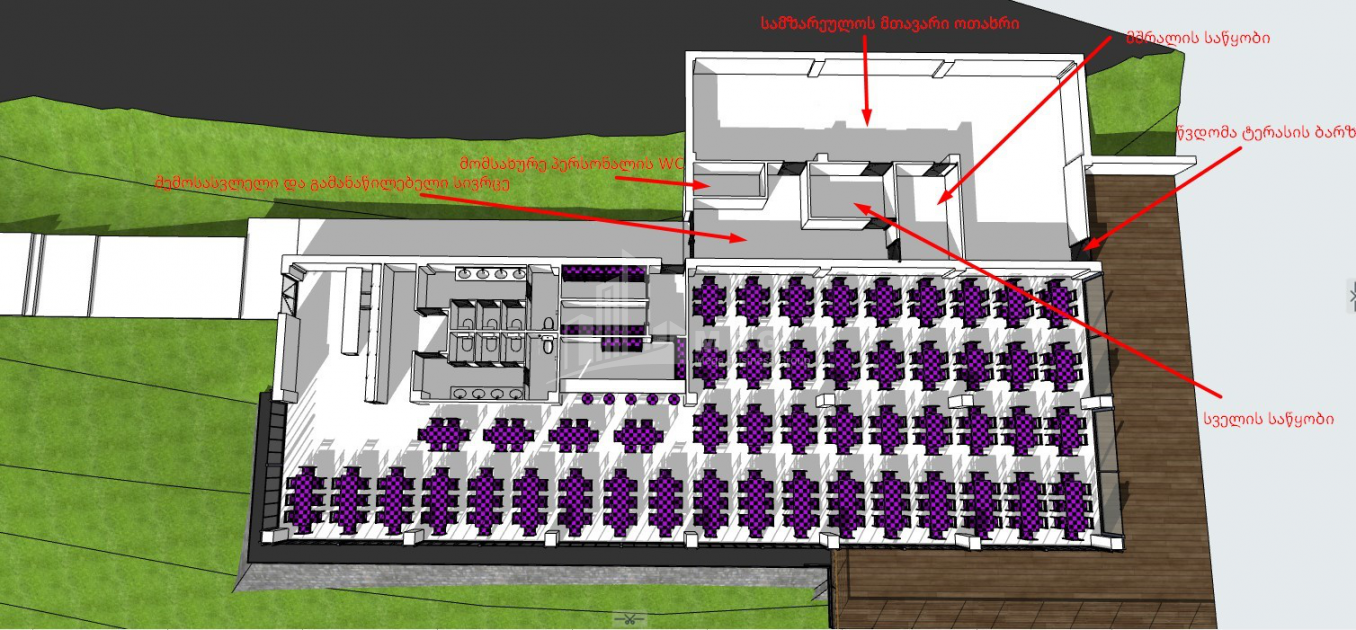 For Sale Commercial - universal Land, in Tetritskaro