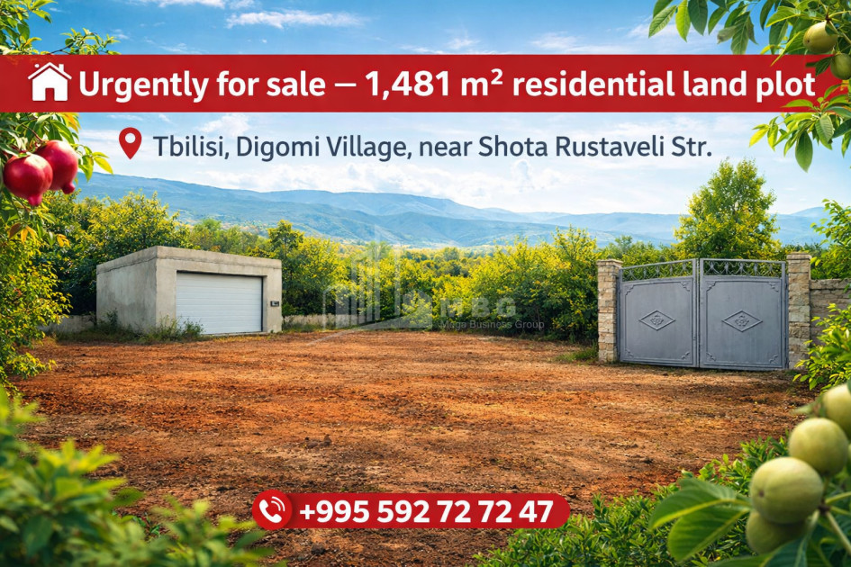 For Sale Residential Land In the Village Dighomi, Saburtalo District