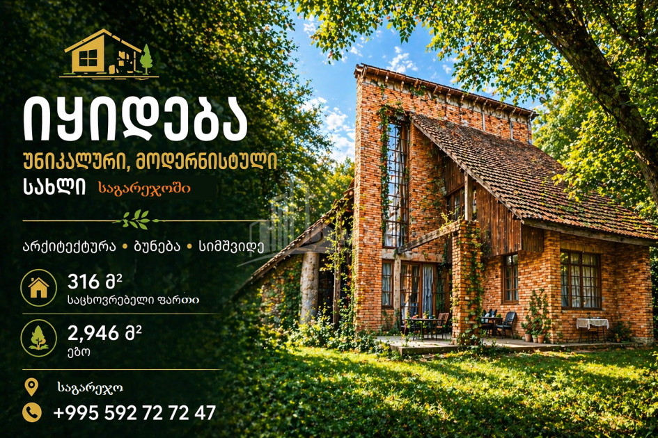 Продается Старое здание Дом - Вилла В Сагаредже