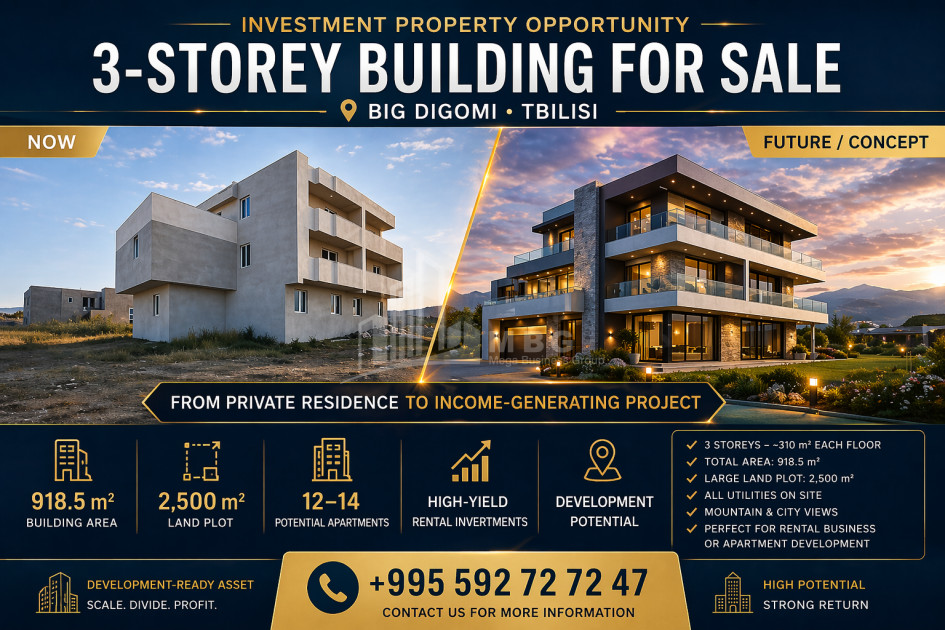 For Sale New building House - Villa In Didi Digomi, Saburtalo District