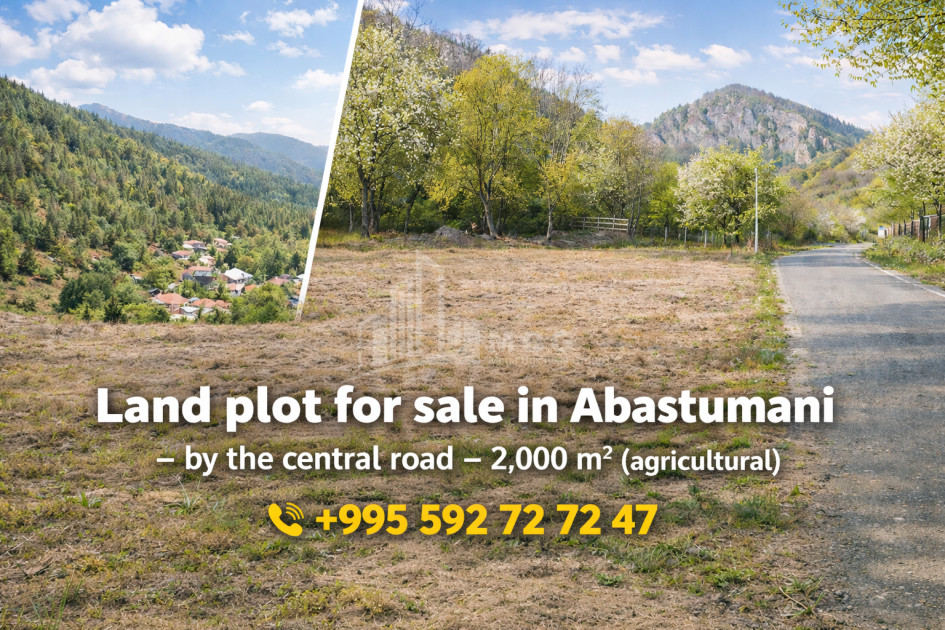 იყიდება მიწის ნაკვეთი აბასთუმანი ადიგენი სამცხე   ჯავახეთი