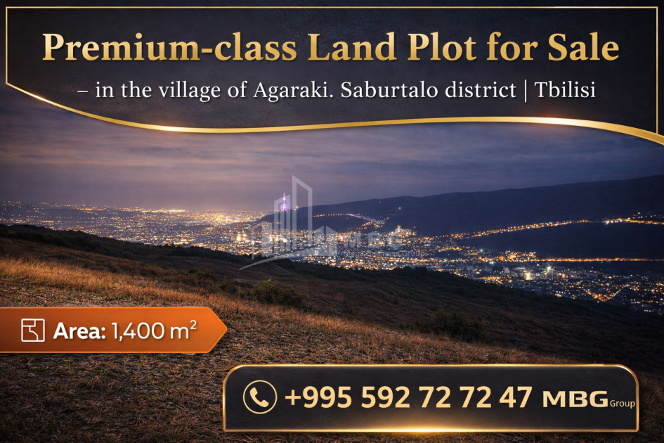 For Sale Land Village Agaraki  Vake District Tbilisi