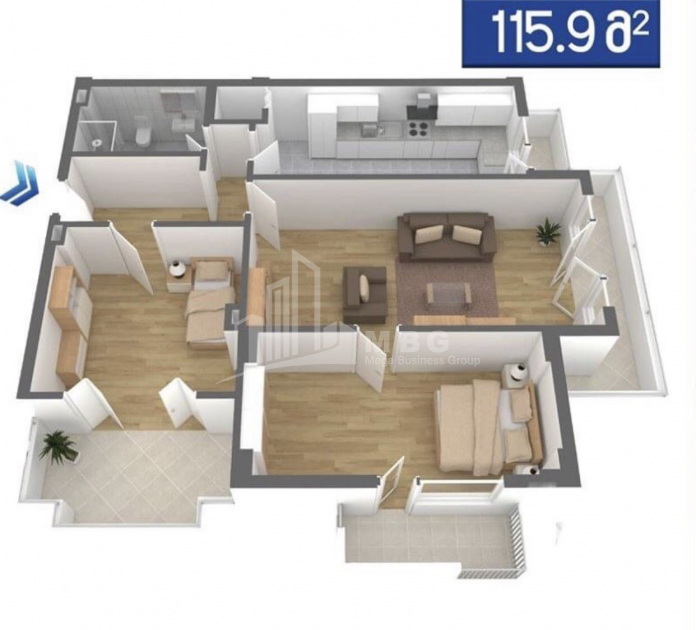 For Sale Flat, in Vake