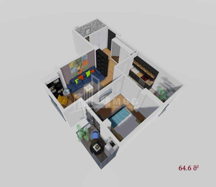 Продается Квартира, в Диди Дигоми