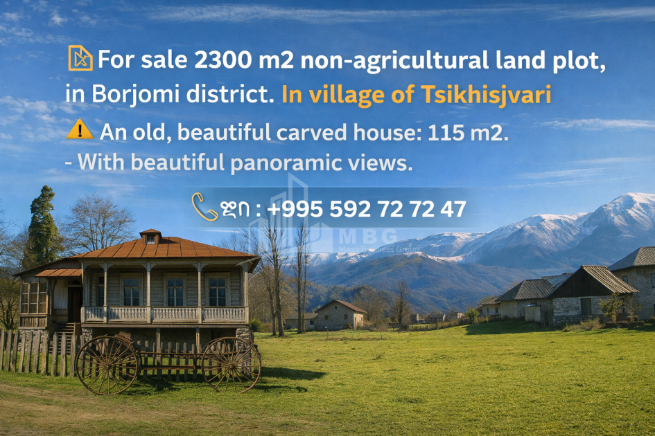 იყიდება სააგარაკე მიწის ნაკვეთი ციხისჯვარში, ბორჯომი