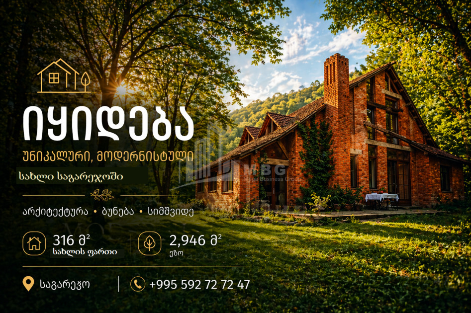 Продается Старое здание Дом - Вилла В Сагаредже