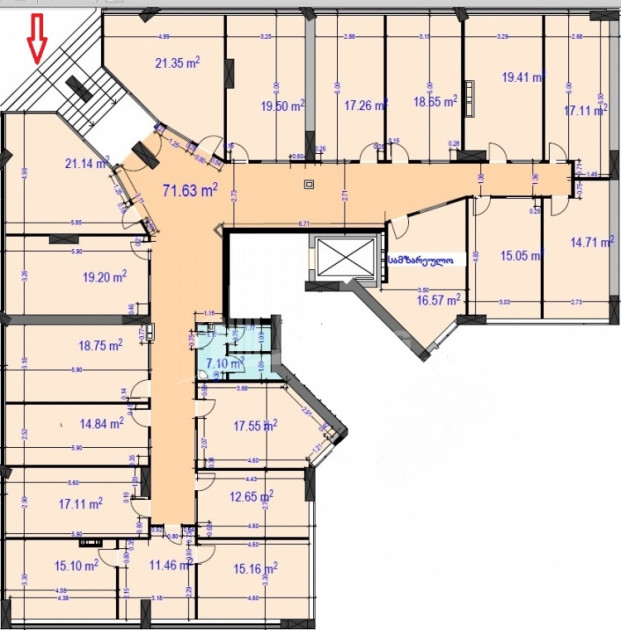 იყიდება საოფისე კომერციული ფართი, საბურთალო