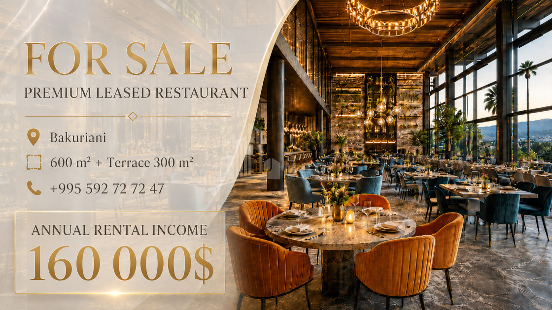 For Sale Restaurant Commercial In Bakuriani, Borjomi