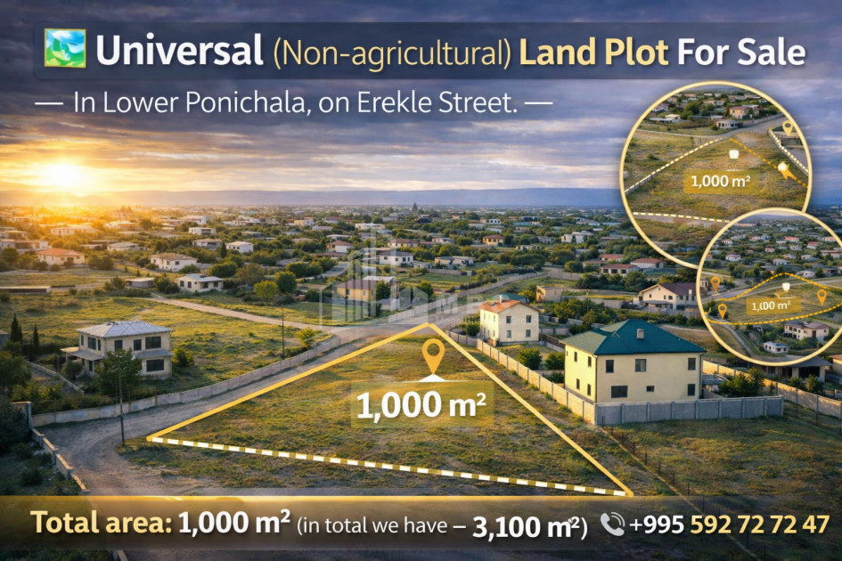 Продается Коммерческий - универсальный Земля В Поничале, Крцанисский Район