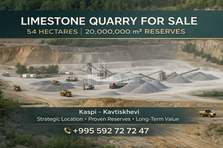 Продается Карьер Земля В Кавтисхеви, Каспси