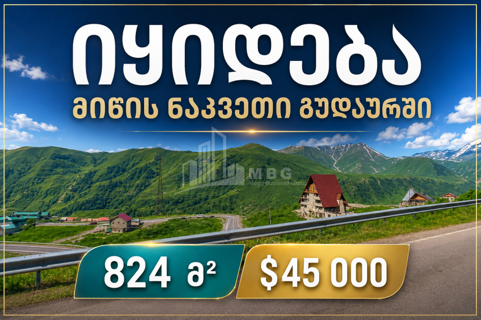 Продается Дачные Земля В Ахали Гудаури, Казбеги