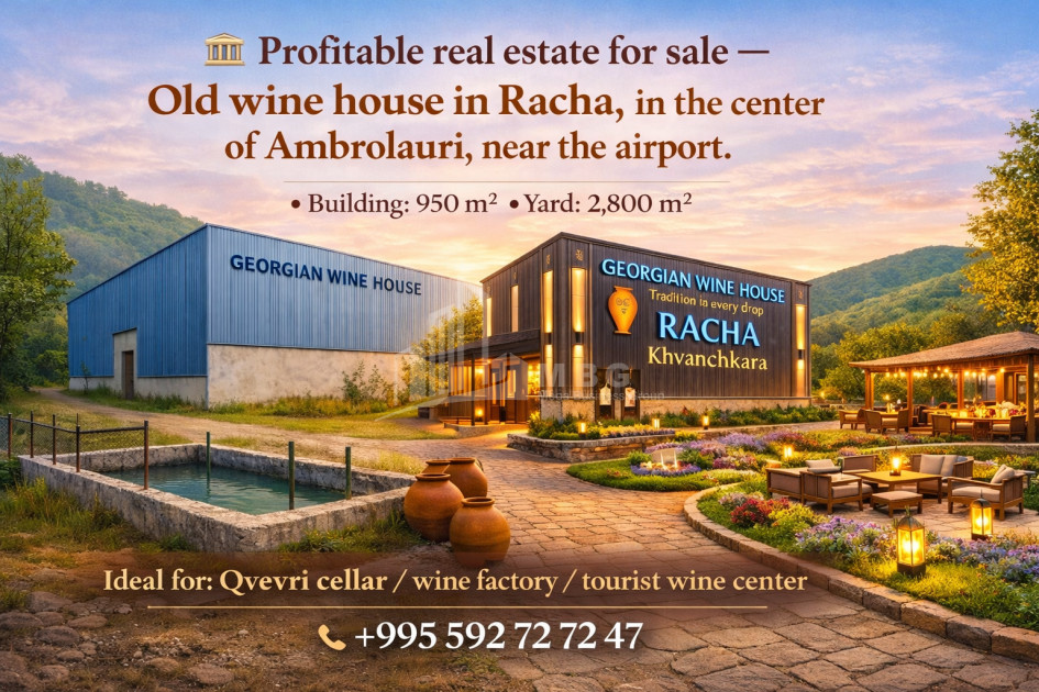 Продается Здание Коммерческий В Амбролаури