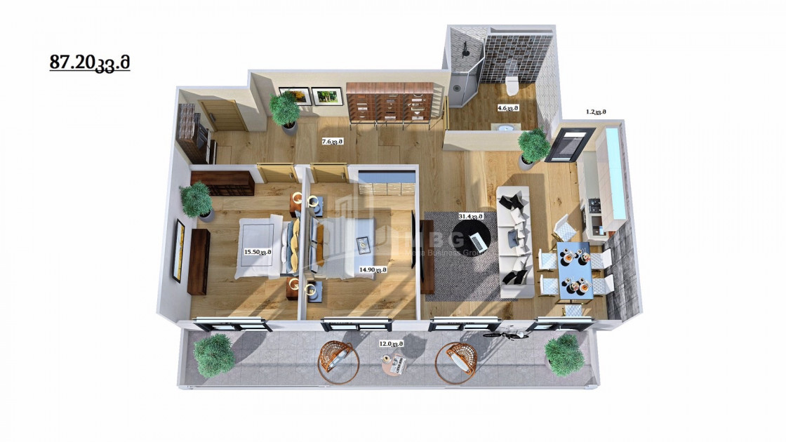 For Sale Flat, in Nadzaladevi