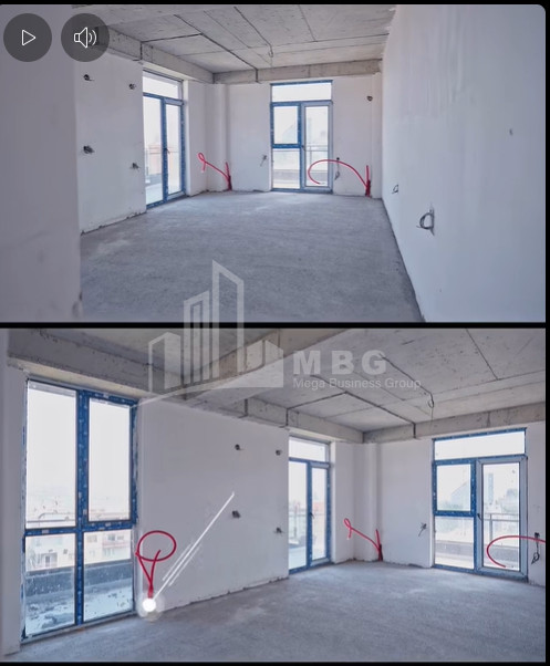 იყიდება ახალი აშენებული ბინა ბაგებში, ვაკის რაიონი