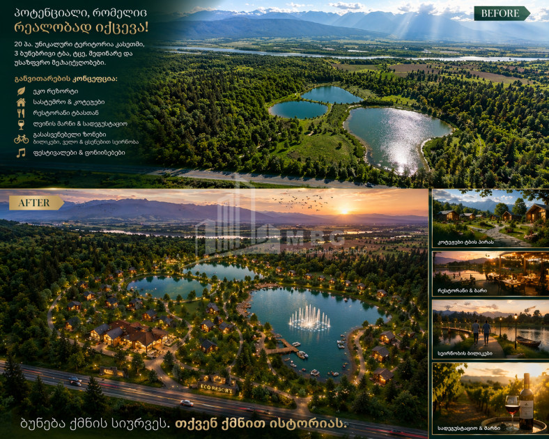 Продается Коммерческий - универсальный Земля В Кахети