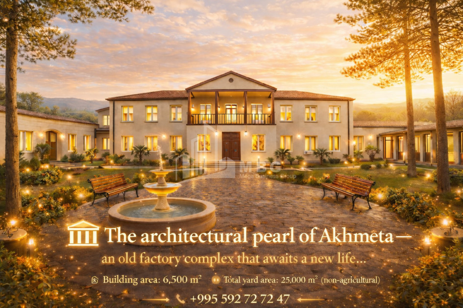 იყიდება შატო / ღვინის ქარხანა / მარანი კომერციული ფართი ახმეტაში