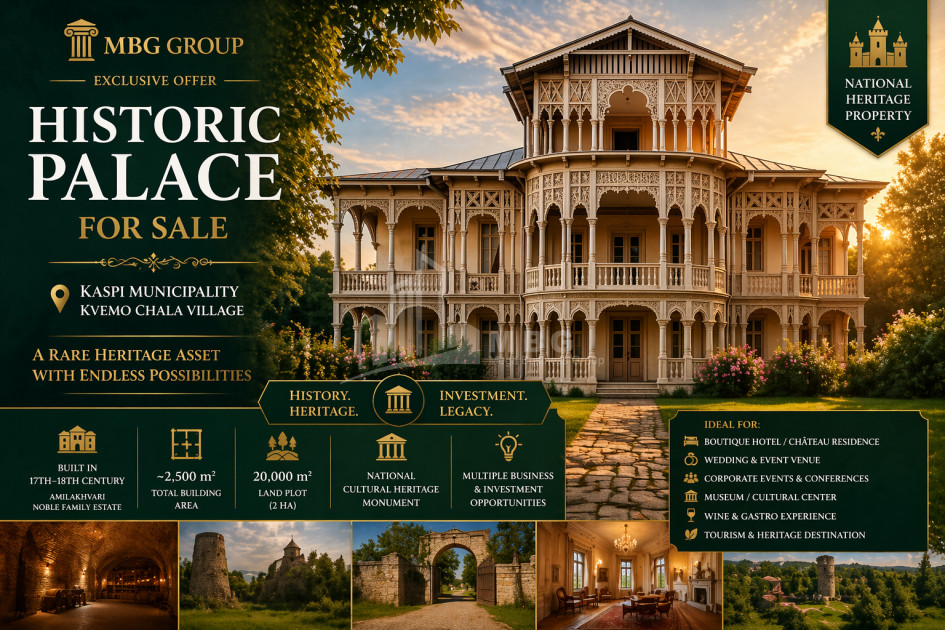 For Sale Castle - Palace Commercial In Kaspi