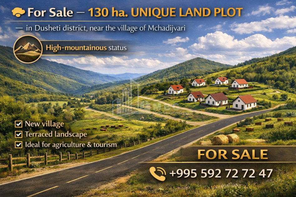 For Sale Country Land In Dusheti