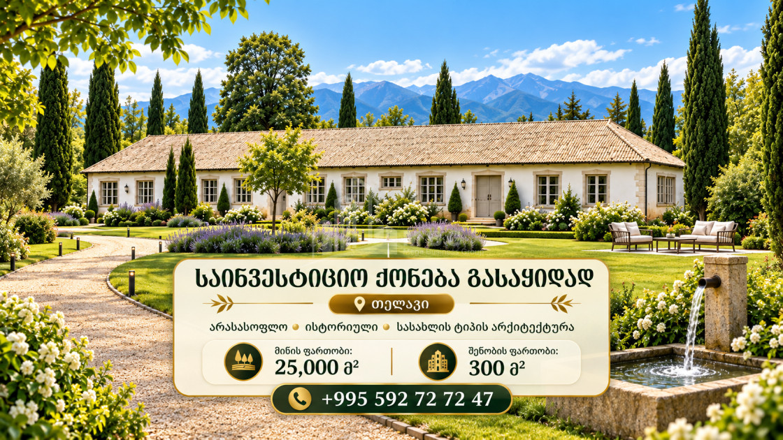 For Sale Chateau / Wine factory Commercial In Telavi