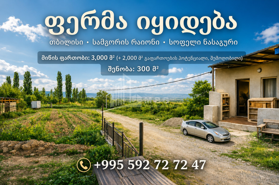 For Sale Country Land In Samgorski, Samgori District