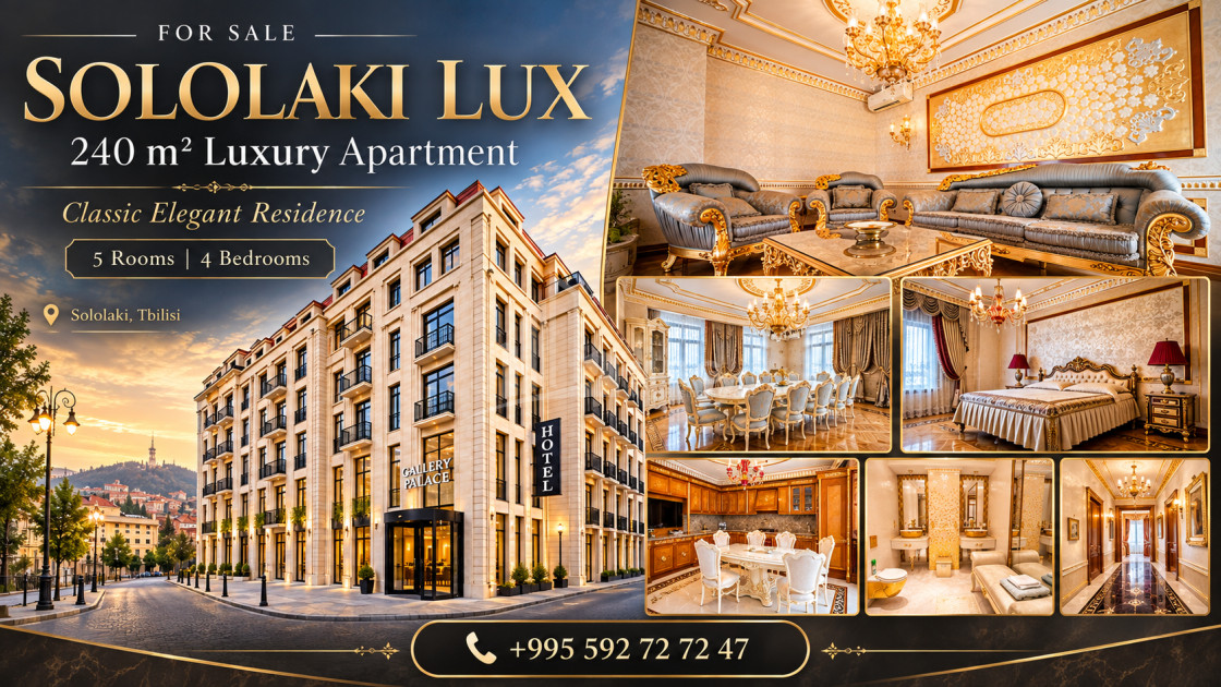 For Sale New building Flat On P. Ingorokva Street, სოლოლაკი