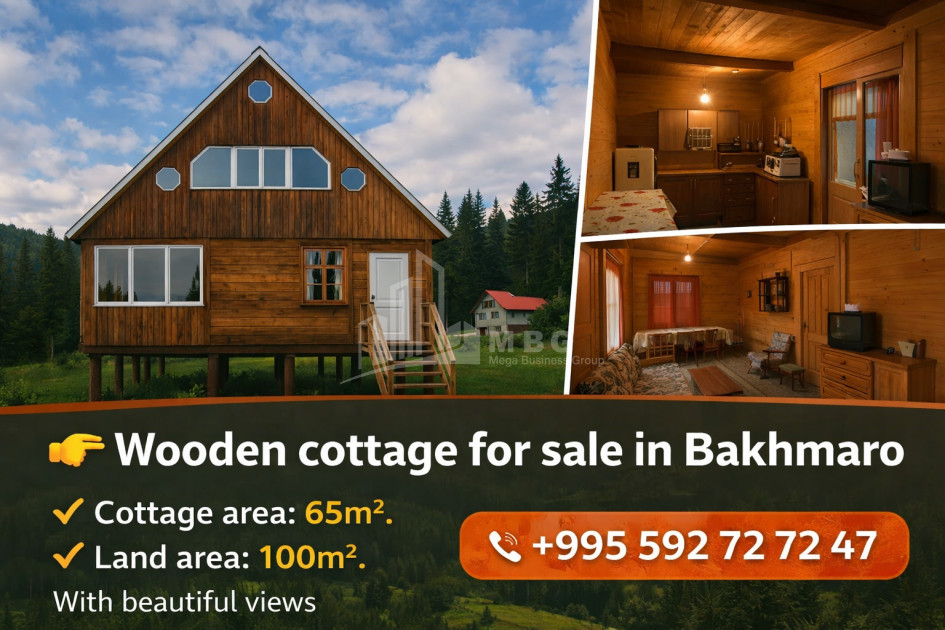 იყიდება ძველი აშენებული სახლი - აგარაკი ბახმაროში, ჩოხატაური