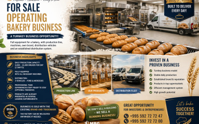 იყიდება ბიზნესი, განიხილება ინვესტიცია პურის / საკონდიტრო საცხობი კომერციული ფართი თბილისში