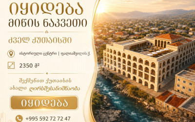 Продается Коммерческий - универсальный Земля В Кутаиси