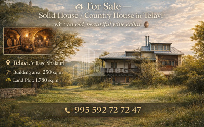 Продается Старое здание Дом - Вилла В Шалаури, Телави