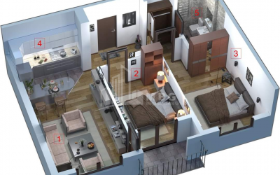 For Sale Flat, in Gldani Massive