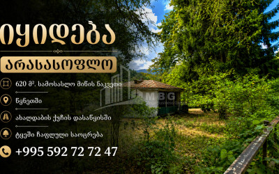 იყიდება სამოსახლო მიწის ნაკვეთი წყნეთში, ვაკის რაიონი
