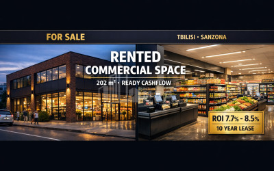 იყიდება სავაჭრო კომერციული ფართი სანზონაში, ნაძალადევის რაიონი