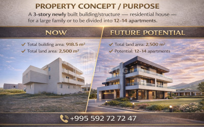 იყიდება ახალი აშენებული სახლი - აგარაკი დიდ დიღომში, საბურთალოს რაიონი