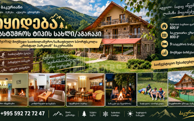 Продается Школа - Лагерь - Отель Коммерческий В Бакуриани, Боржоми