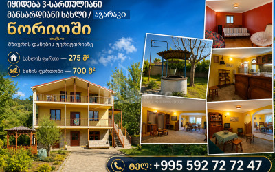 Продается Старое здание Дом - Вилла В Норио, Гардабани