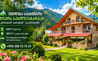 For Sale New building House - Villa In Bakuriani, Borjomi
