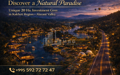 იყიდება კომერციული - არასასოფლო მიწის ნაკვეთი კახეთში