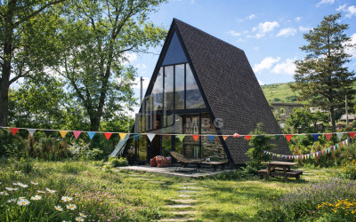 იყიდება ახალი აშენებული სახლი - აგარაკი წალკაში