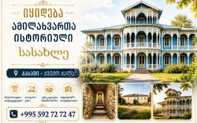 იყიდება ქარხანა კომერციული ფართი შიდა ქართლში
