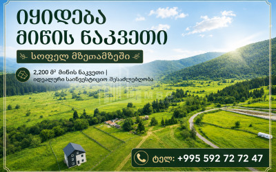 For Sale Country Land In on the Sun., Borjomi