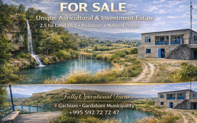 Продается Озеро - Рыболовное хозяйство Земля В Деревния Гачиани, Гардабани