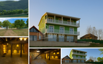 Продается Дом Вилла Курдгелаури Телави Кахети