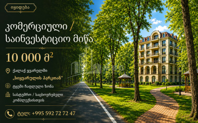 For Sale Construction - Investment Land In Kvareli