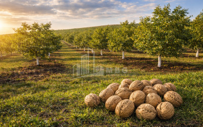 Продается Ореховый сад Земля В Мелани, Гурджаани