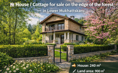 იყიდება ძველი აშენებული სახლი - აგარაკი მუხათწყაროში, მცხეთა