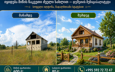 For Sale Country Land In Iltosa village, Dusheti