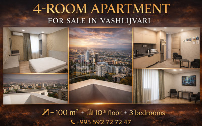 იყიდება ბინა, თოფურიძის ქუჩა, ვაშლიჯვარი, საბურთალოს რაიონი, თბილისი