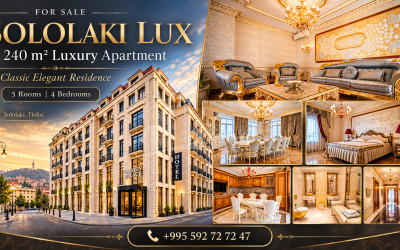 For Sale New building Flat On P. Ingorokva Street, სოლოლაკი